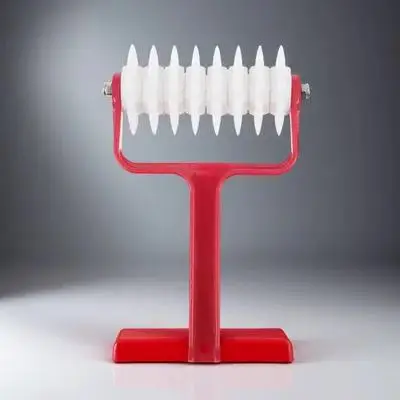 1 قطعة أداة فرد العجين دوكر البيتزا ثقب أداة تخريم المعجنات إبرة عجلة المطبخ الخبز إمدادات المعجنات إبرة عجلة #6