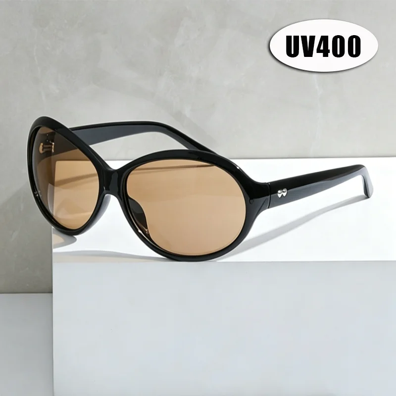 

Vintage Oversized Sunglasses Brand Designer Sun Glasses for Women Trendy Driving UV400 Shades Eyewear Outdoor Travel Goggles