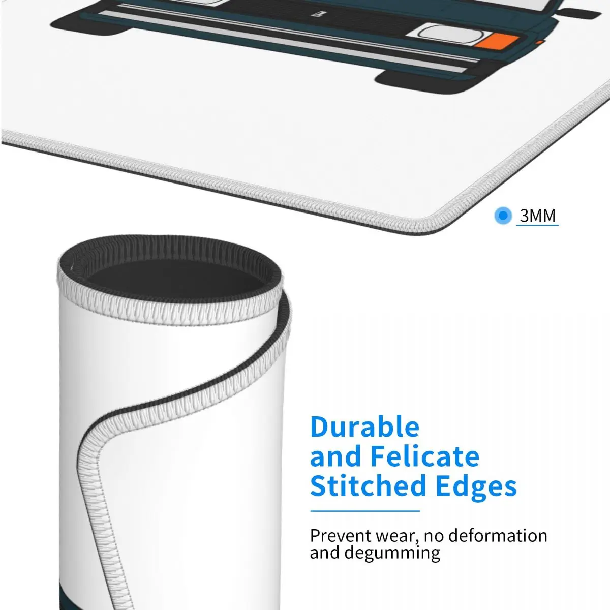 

Lada VAZNova Riva Green Color 7x9 in 22x18 cm Mouse Pad Computer Keyboard Mouse Mat Gamer PC Laptop Desk Mat Table Mats