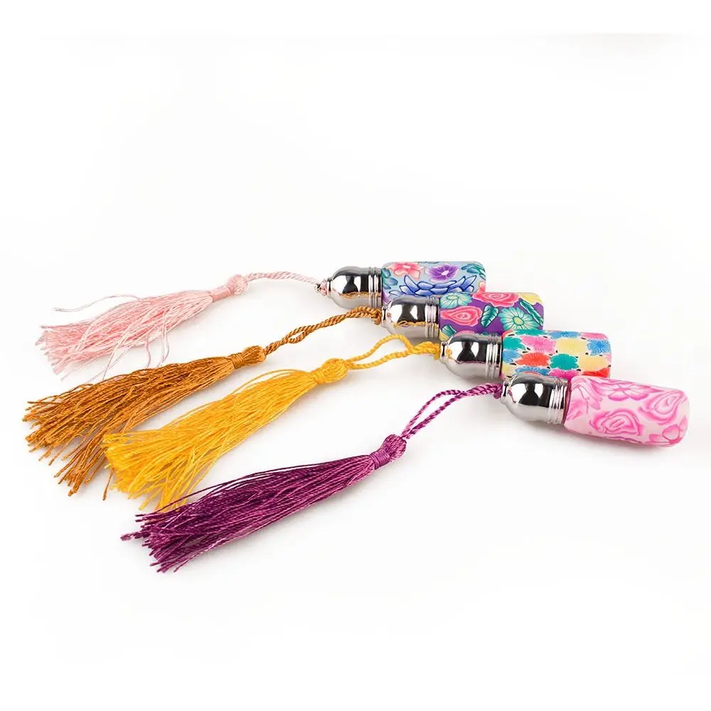 قارورة كروية دوارة بوليمر كلاي زجاجة دوارة زجاجة لفة زجاجية على زجاجات زجاجة كرة دوارة زجاجات دوارة للزيت العطري