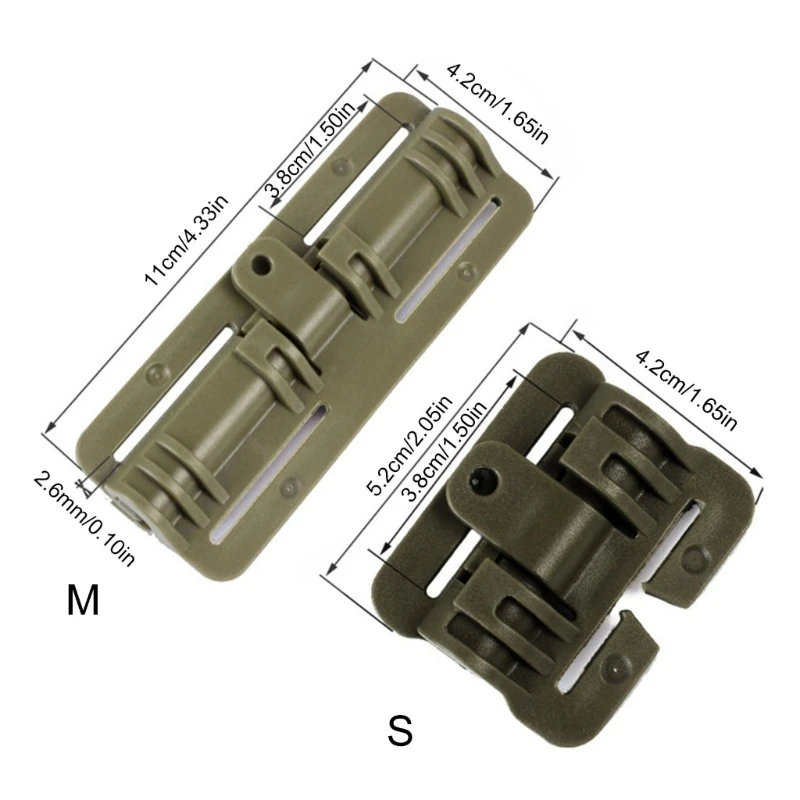 Vest Tacticals Molles Systeem Adapter, Quick Release Tacticals Vest Gesp, Molles Zijriem Buikband Fast Fit Gesp