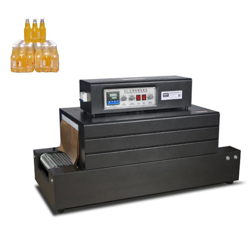 Automatic Desktop Durable Small Plastic PVC/POF/PP Thermal Hot Heat Shrink Tunnel Sleeve Film Wrapping Packaging Machine