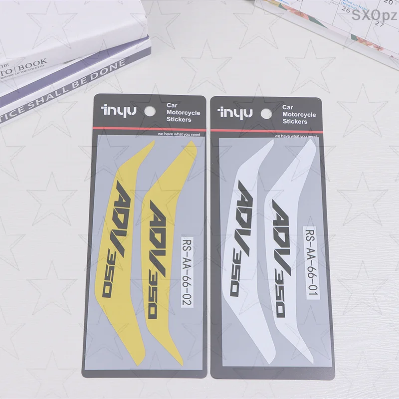 

ADV350 Motorcycle Alert Sticker, Reflective Design, Windproof Caution, Vinyl Water-Resistant Decor.