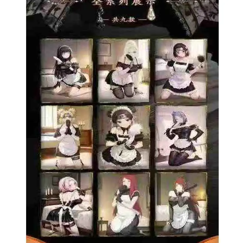 Wholesales Naruto Collection Cards Wave1 color Paper Unique Process Various Themes 1 Case Rare Playing Cards Games Toy
