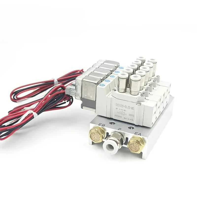 SY3120/SY5120 Series Solenoid Valve Manifold Installed Pneumatic Control Valve