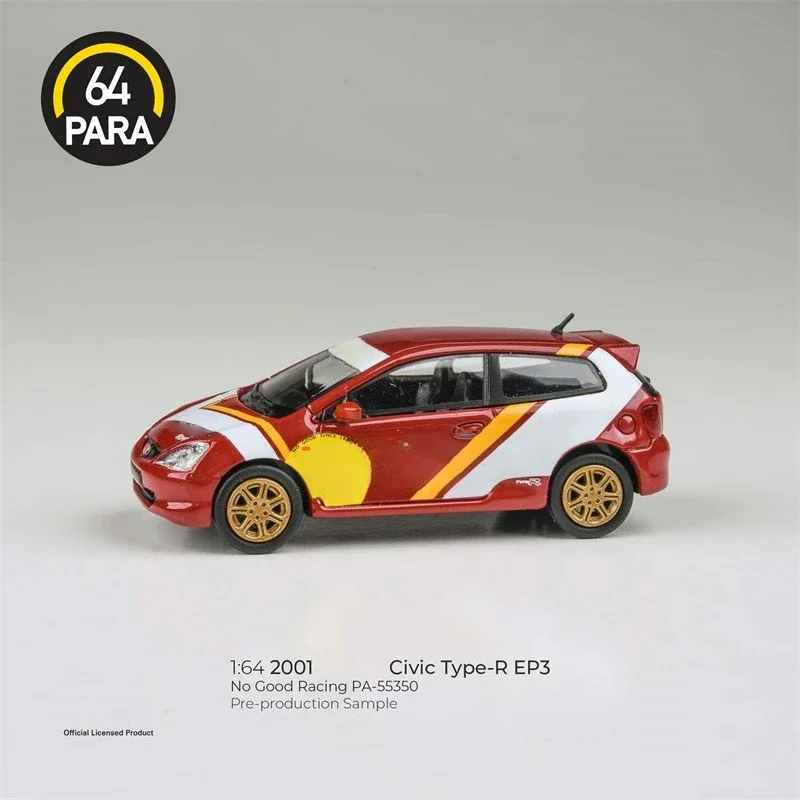 

Para64 1:64 2023 Civic FL5 Type R Spoon#95 / 2001 Civic EP3 Type R RB Diecast Collector's Vehicle Model Car