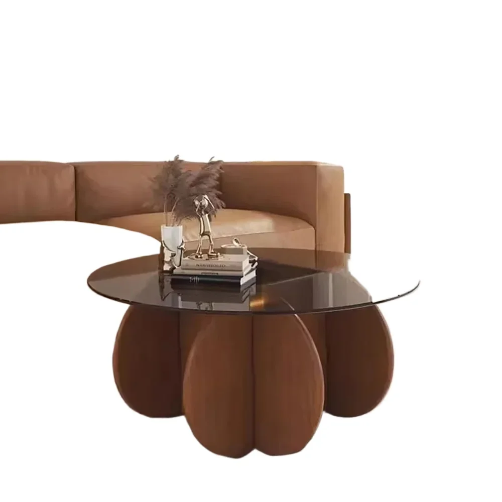 โต๊ะกาแฟทรงกลมขนาดกะทัดรัด สไตล์โมเดิร์น นอร์ดิก มินิมอล น่ารัก หรูหรา สไตล์อิตาเลียน สำหรับห้องนั่งเล่น เฟอร์นิเจอร์ห้องรับแขก