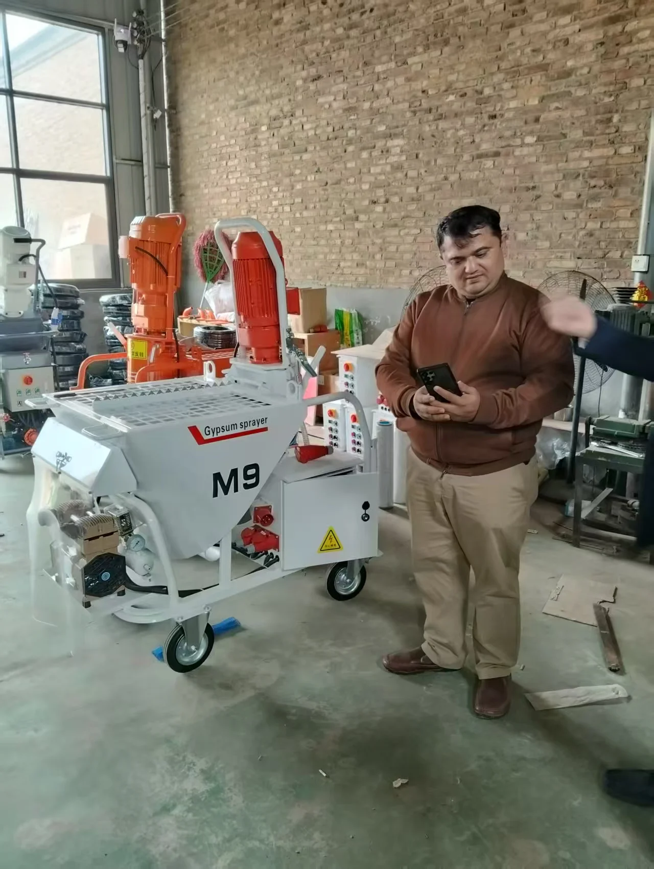 

M9 High-quality Gypsum Spraying Machine, Mortar Plastering Machine, Wall Putty Spraying Machine, Hot Selling