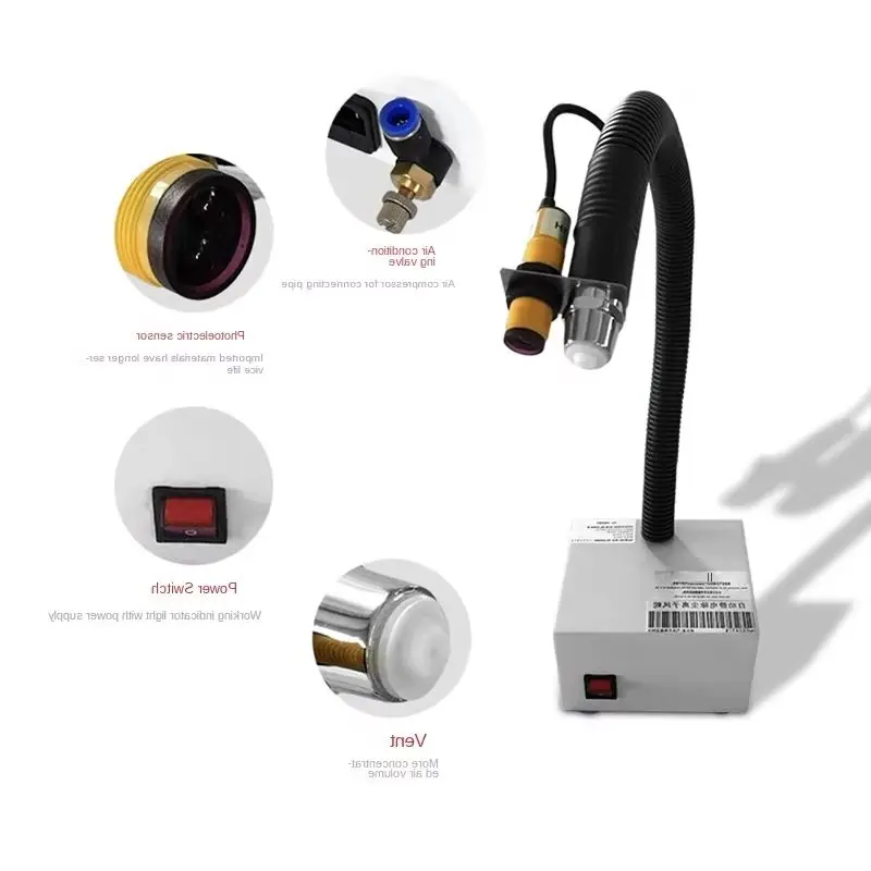 Ion Wind Snake Dust Blower Static Elimination Photo Electric Induction Anti Static Cleaner