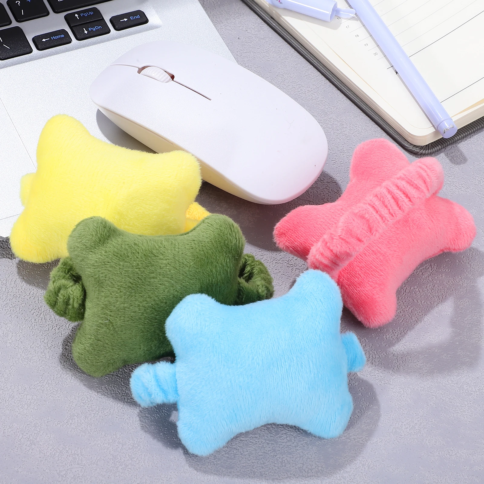 

4 Pcs Laptop Mouse Wrist Pad Rest for Support Cute Keyboard Computer Computers Wearable Office
