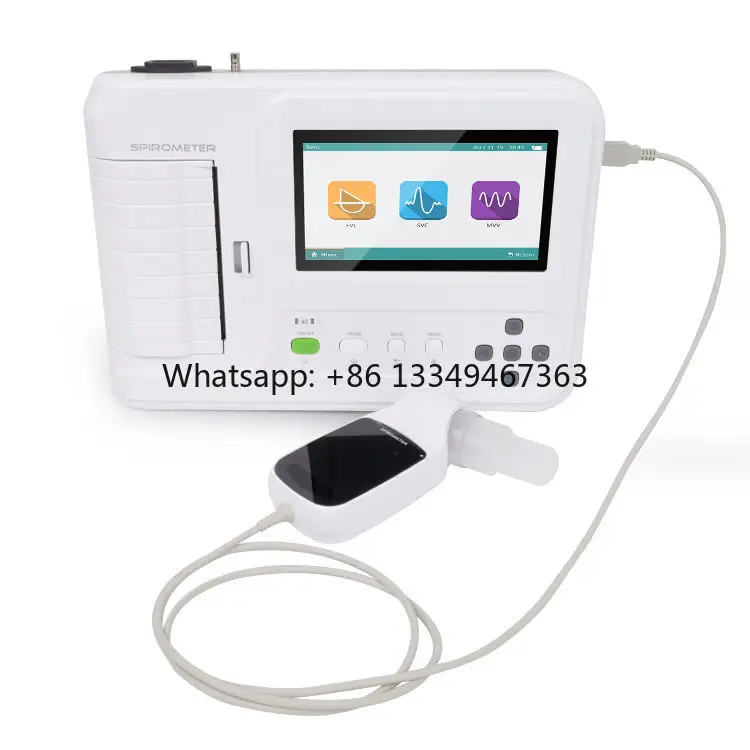SP100 Spirometry Machine CE ISO Approved Spirometry Medical White Incentive Spirometer 99.5%