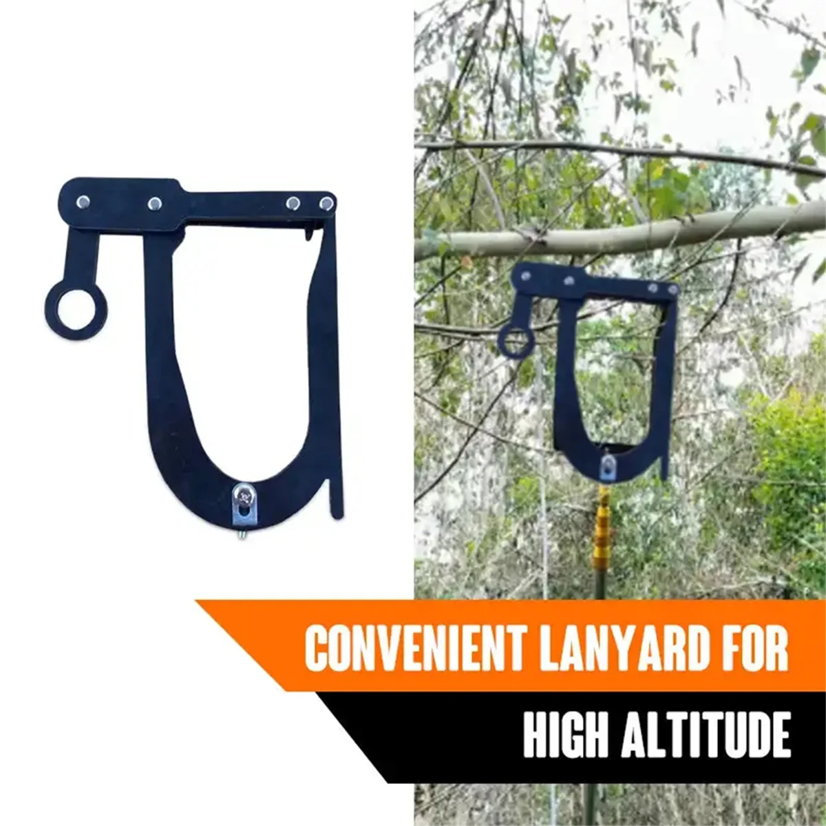 AT59 High Altitude Rope Threading Device Plastic Multi-Purpose Mooring Rope Tightener & Dock Hook