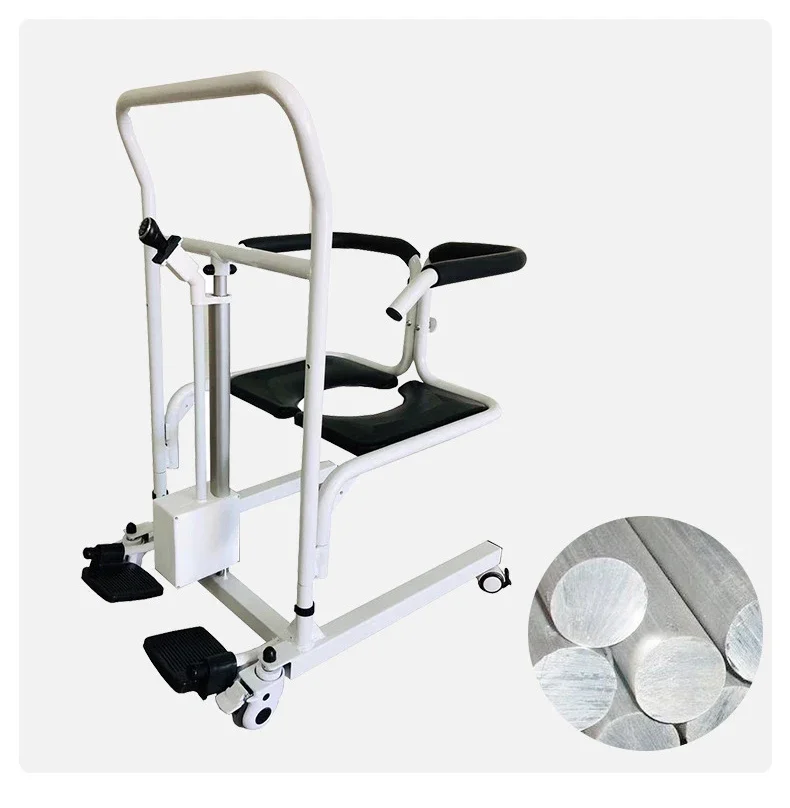 Wholesale Medical Portable Electric Hydraulic Toilet Wheelchair Move Elderly Patient Nursing Transfer Lift Commode Chair