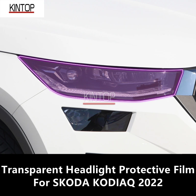 

Защитная пленка для фар SKODA KODIAQ 2022, из ТПУ, прозрачная