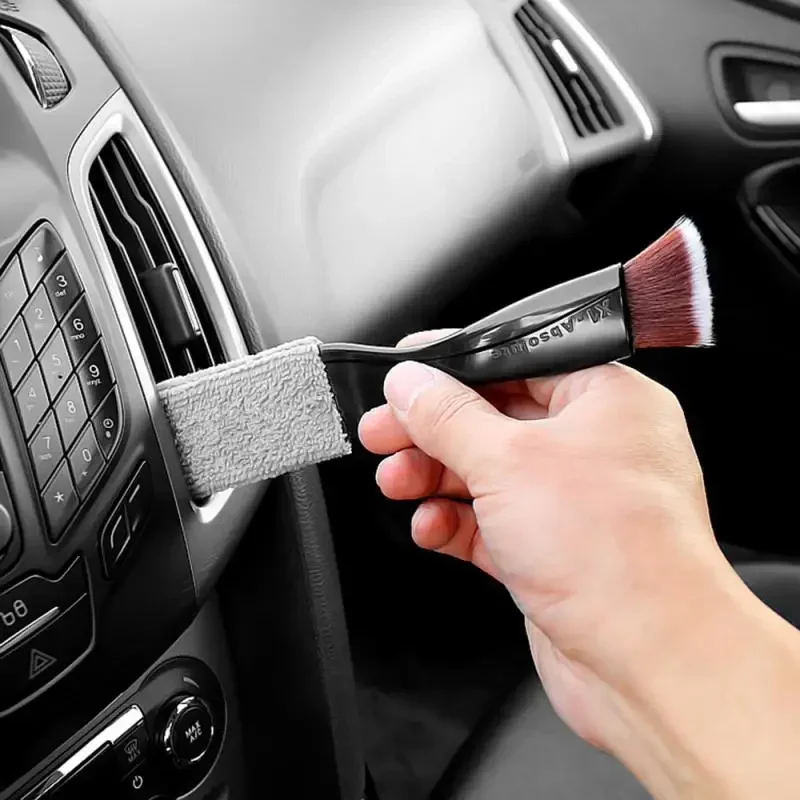 

2 In 1 Car Air-Conditioner Outlet Cleaning Tool Multi-purpose Dust Brush Car Accessories Interior Brush Washer Auto Maintenance