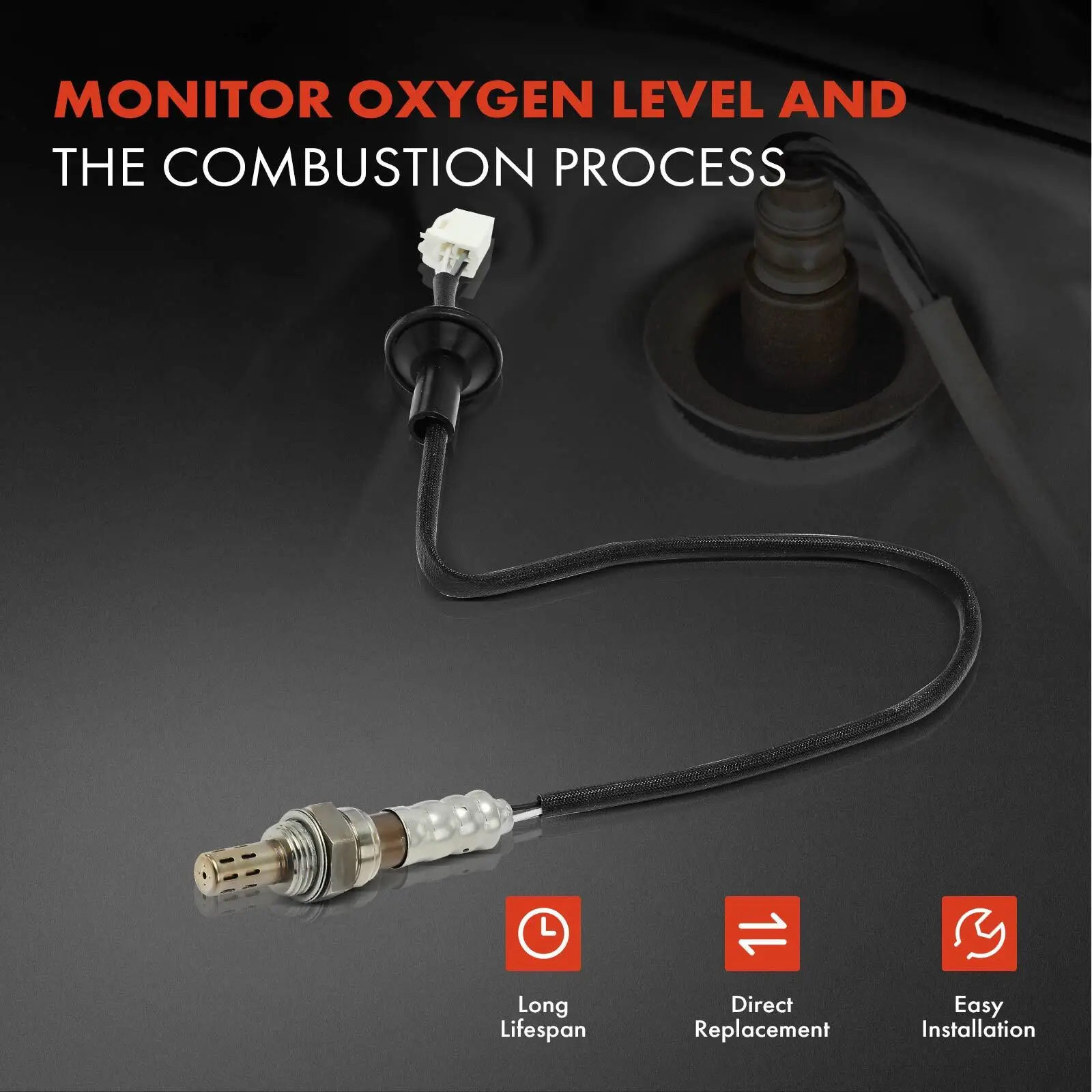 For  Downstream O2 Oxygen Sensor For Toyota Corolla Matrix For Pontiac Vibe 03-08 Replace OE 8946501100 8946502110