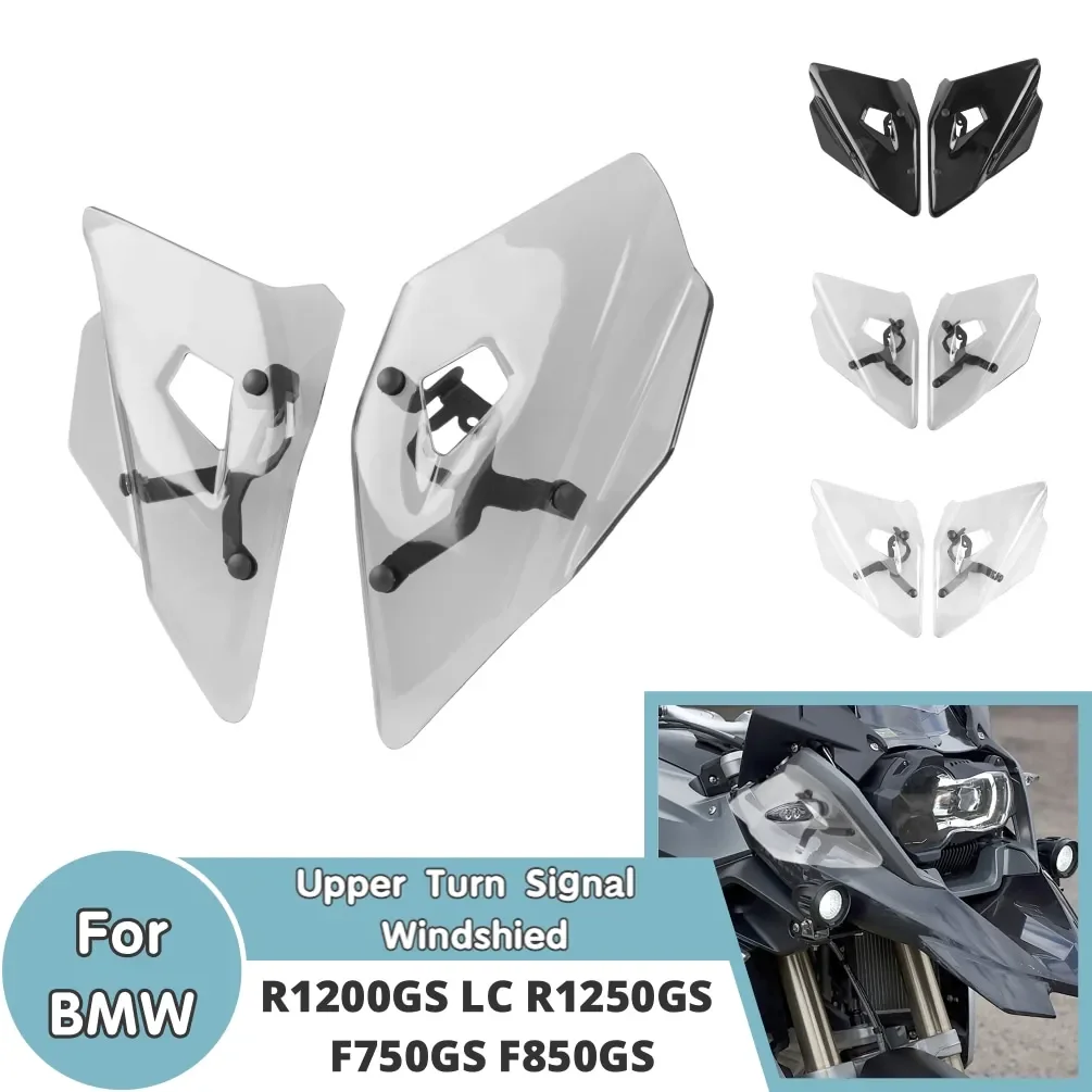 

Motorcycle Accessories Upper Turn Signal Windscreen for BMW R1200GS LC R1250GS F750GS F850GS Windshield Wind Deflector Shield