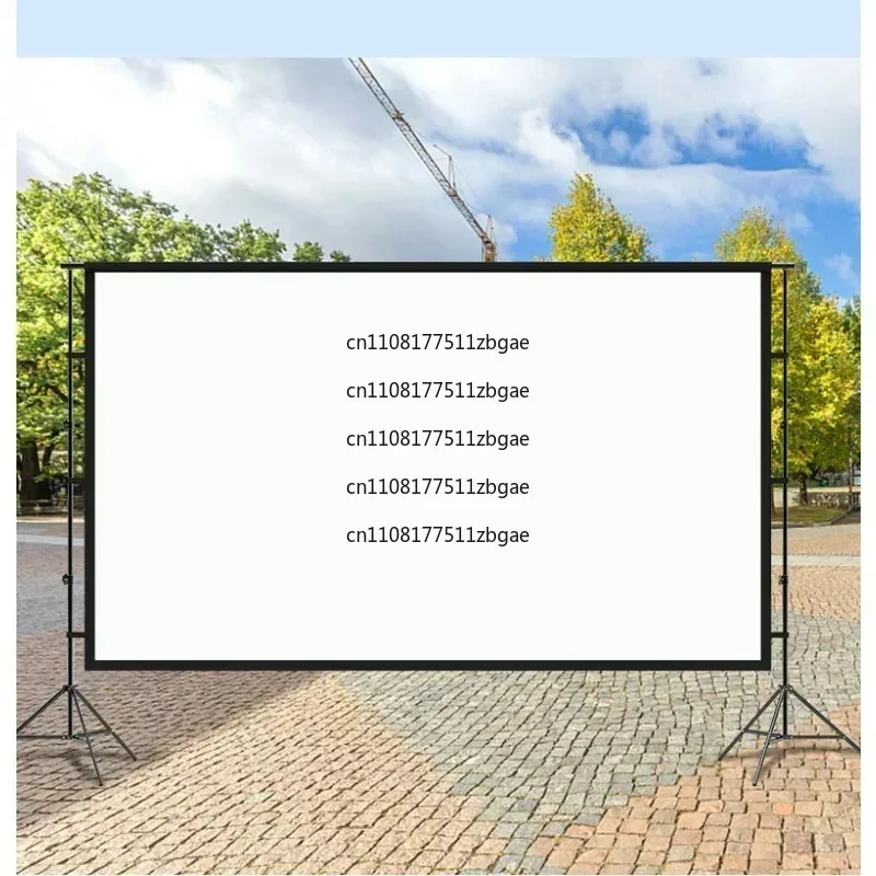HD Home Projector Screen Portable Tripod Projection Fabric Available in 20 Inch 100 Inch