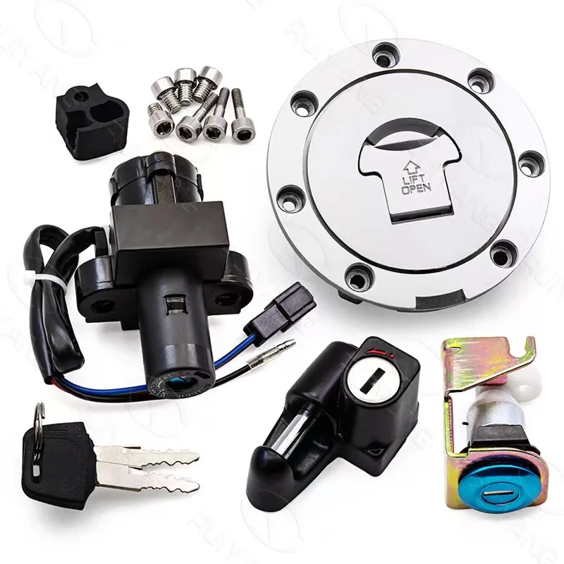 Motorcycle Ignition Switch Lock Moto Fuel Tank Gas Cap Keys Seat Lock Set For Honda CB400F CB400SF CB750 F2 CB1000 CB900 92-98