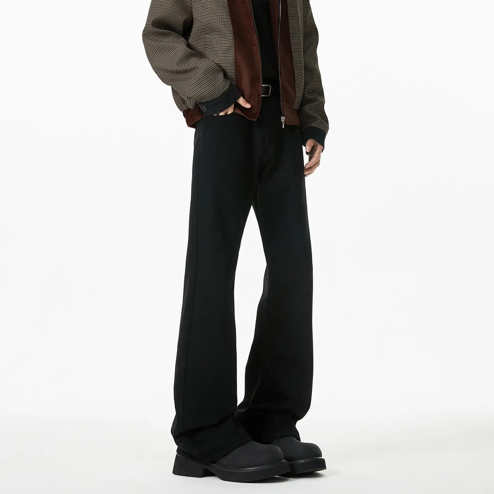 

Мужские джинсы Cleanfit свободного кроя, прямые, в американском ретро-стиле, повседневные длинные брюки для осени и зимы