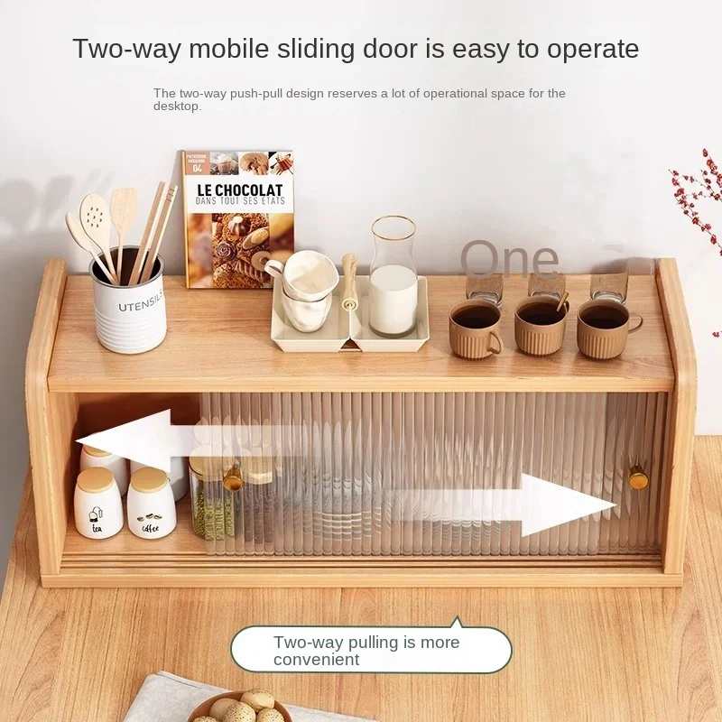 Mobiletto portaoggetti minimalista e moderno in stile giapponese con una copertina con una lettera sull\'ingresso, libreria in stile, portaposate