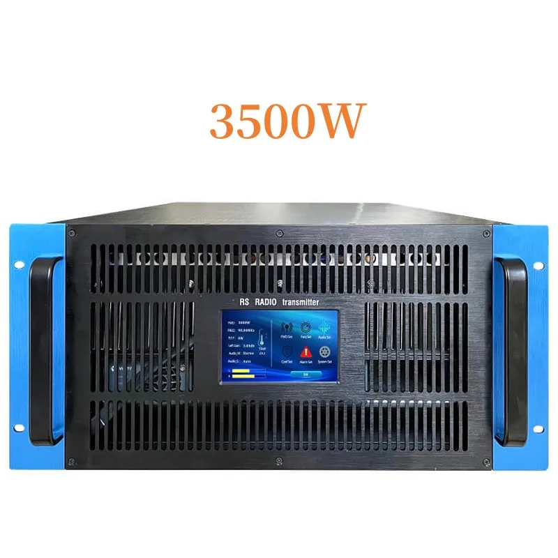 New Touch Screen Broadcasting Equipment 3500W 3.5kw Fm Transmitter For Radio Station