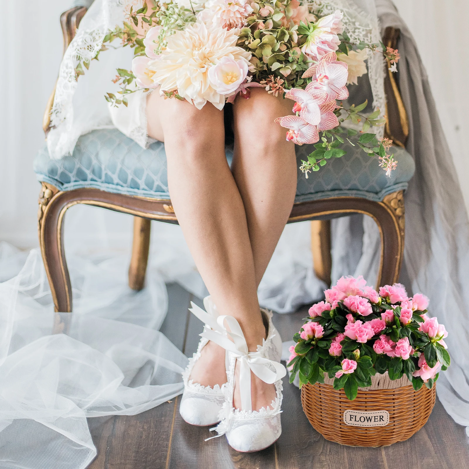 

Large Colored Wicker Planter Basket Multifunctional Indoor Outdoor Plant Pot Storage Organizer Flower Pot Green Plant Holder