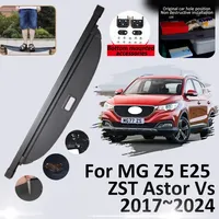 Rear Trunk Cargo Cover For MG Z5 E25 ZST Astor Vs 2017 2018 2019 2020 2022 2023 2024  Board Privacy Shielding Shade Accessories