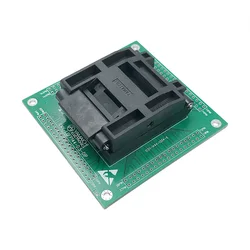 Opentop 100% nuevo y Original QFP144/LQFP144 espaciado 0,5mm IC adaptador de asiento de combustión asiento de prueba banco de prueba de zócalo