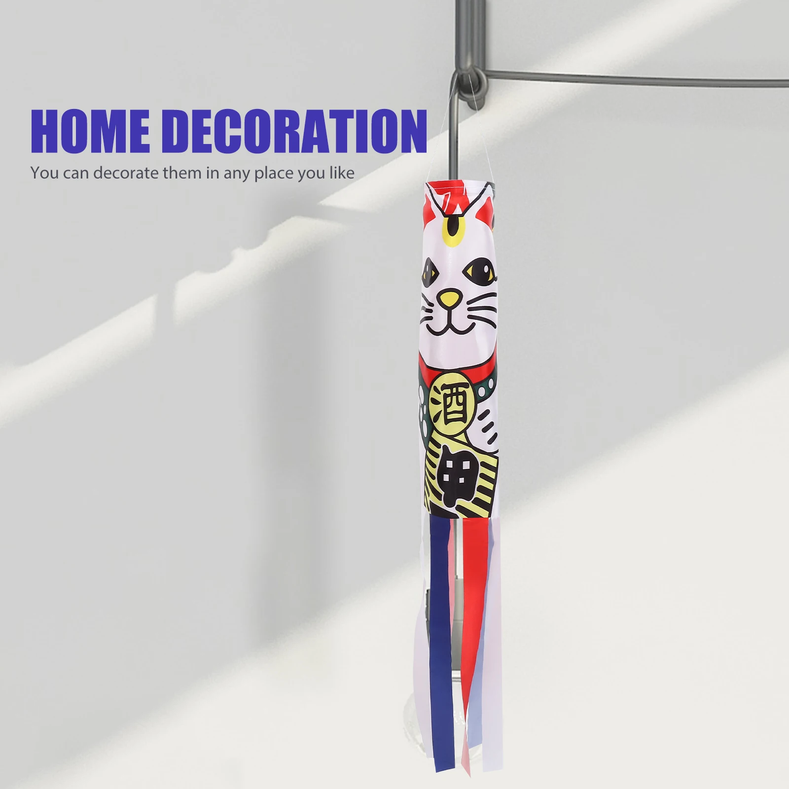 

4 Pcs Windsock Flags Durable Fade Resistant Lightweight Garden Lawn Balcony Japanese Korean Restaurant Hanging