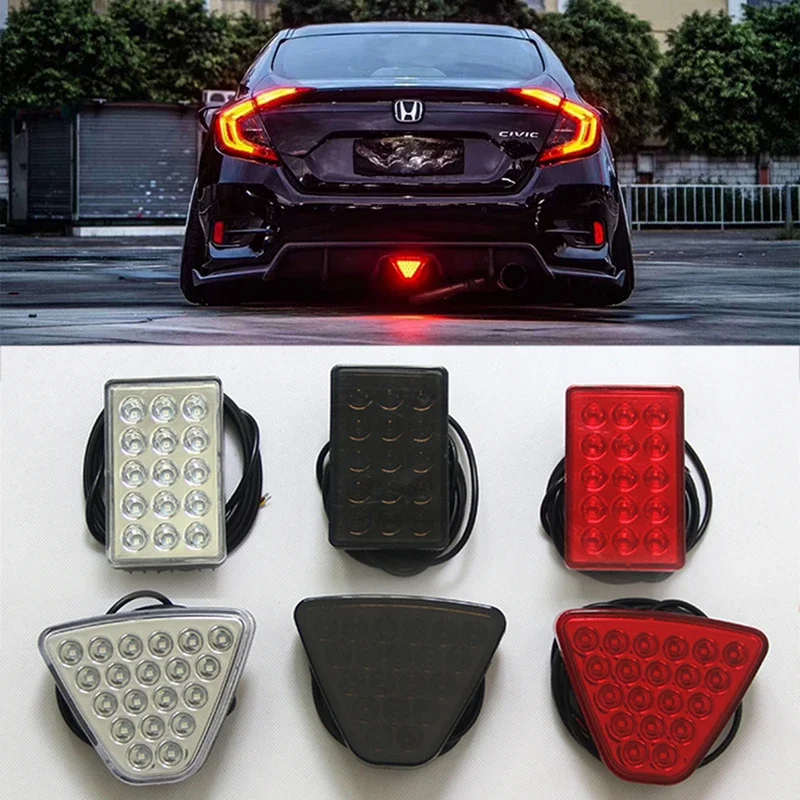 Flash Strobe F1 Style Led Car Brake Pilot Lights Motorcycle Taillights Auto Warning UV Stop