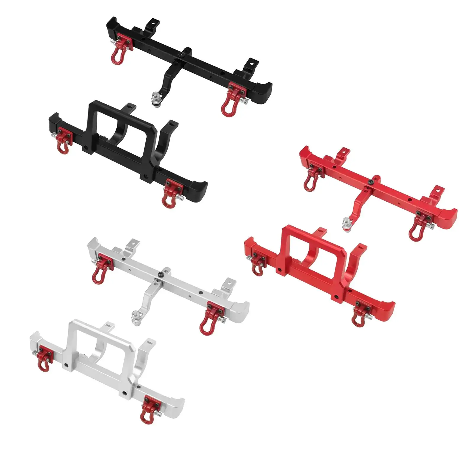 Peças do para-choque traseiro dianteiro do carro 1/12 RC para modificação MN82S MN82T