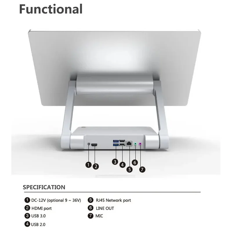 OEM Touch Screen I9/i7/i5 Office AIO PC Monoblock Computer Set All-in-one PC Desktop Business Industrial All In One 27/32 Inch