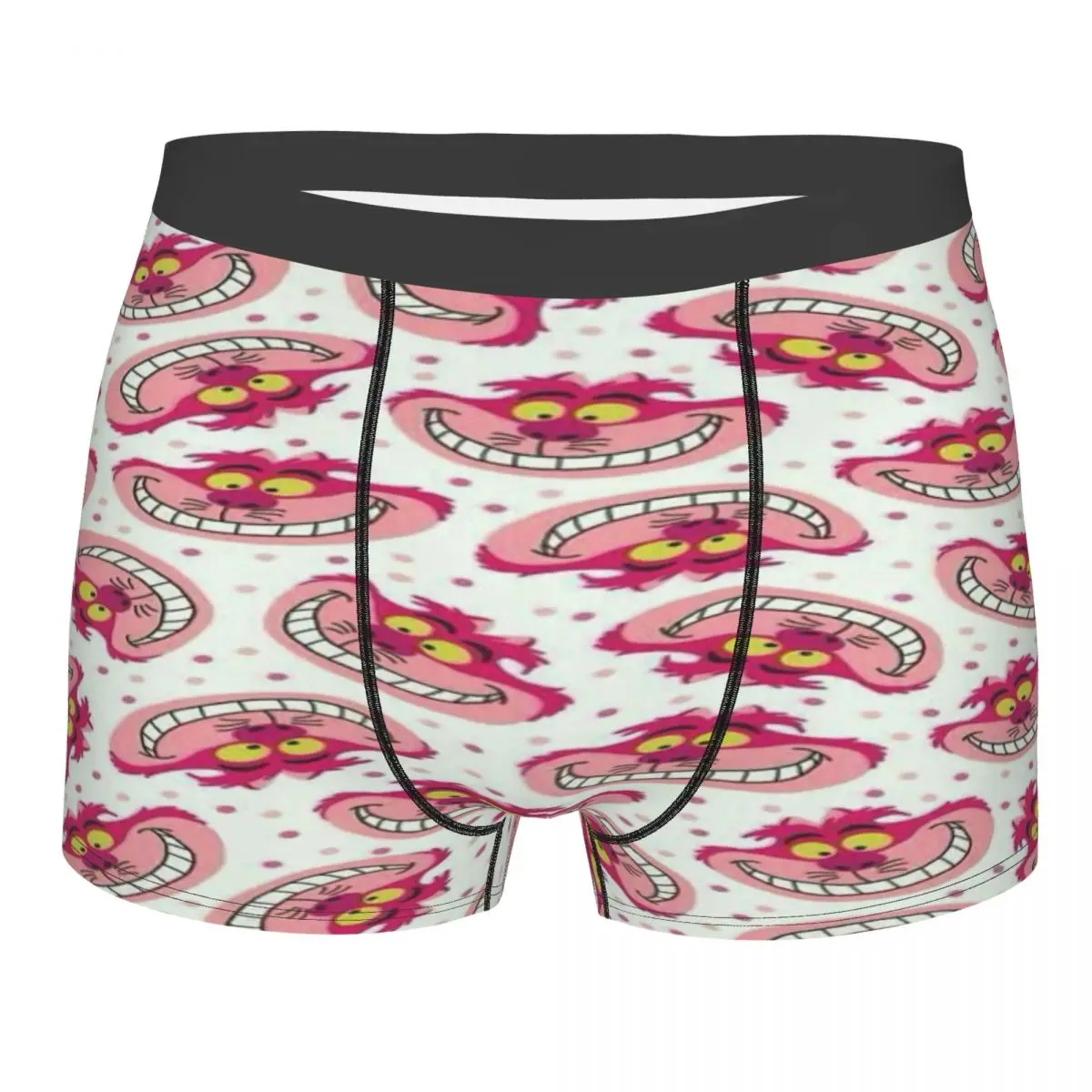 

Custom Cheshire Cat Smile Boxers Shorts Mens Briefs Underwear Fashion Underpants