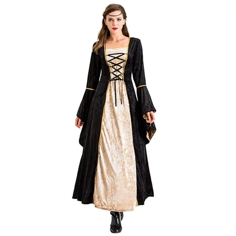 أزياء الهالوين الكلاسيكية للملكة الأميرية، أزياء القرون الوسطى لمرحلة الأداء، جرس Sve، ملابس عرقية مسرحية