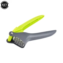 Handheld Garlic Press Crusher Multifunction Stainless Steel Ginger Garlic Mincer Home Cooking Vegetables Ginger Squeezer Masher