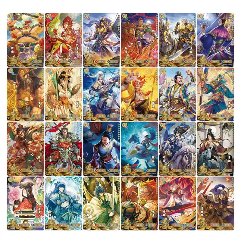 Genuine KAYOU Three Kingdoms Series 1 Qun Xiong Zhu Lu UR/GP/AR/SSR/SR/R Feudal Lords Vying for The Throne Hero Collection Card