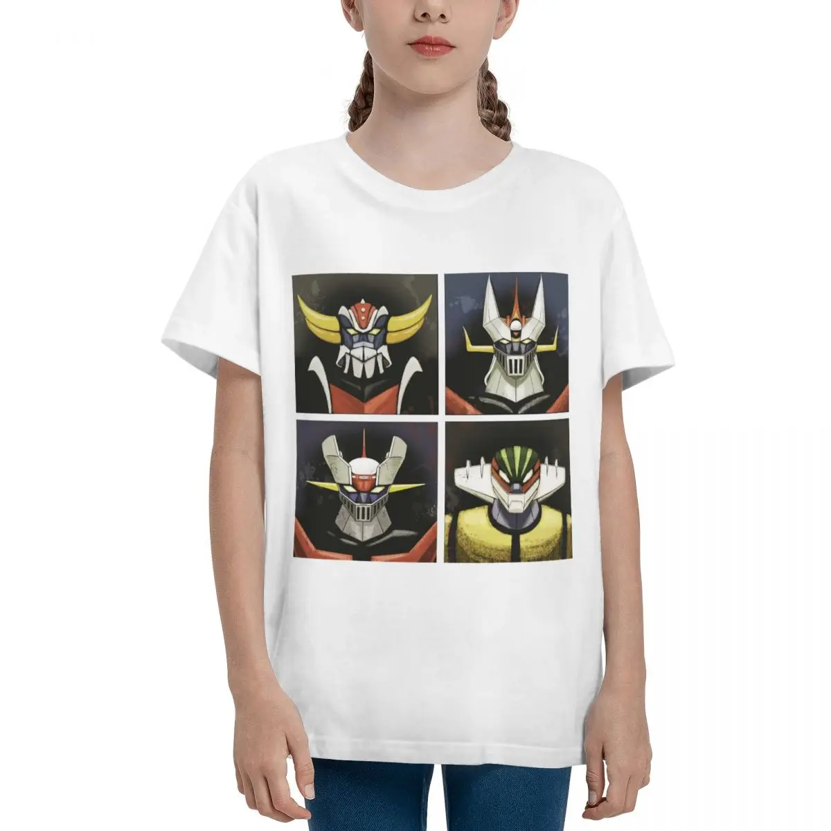 Go Nagai Tribute Grendizer Jeeg Mazinger Z Top quality Tees Cute Novelty Home Sexy Adolescents T-Shirt