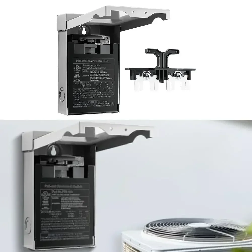 

30A AC Disconnect Switch with Lockable Pull Out Design Outdoor 120/240V Single Phase 3 Wire 2 Pole Waterproof Metal Box