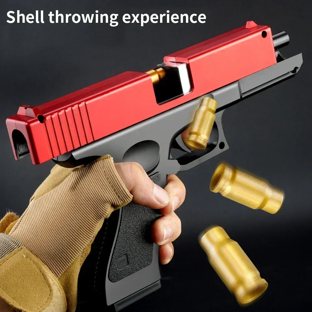 2025-Soft Bullet Toy Gun for 6+ Kids Outdoor Combat Weapon Eat Chicken Toys with Silencer Foam Ejection  Gun Toy For Boys Girls