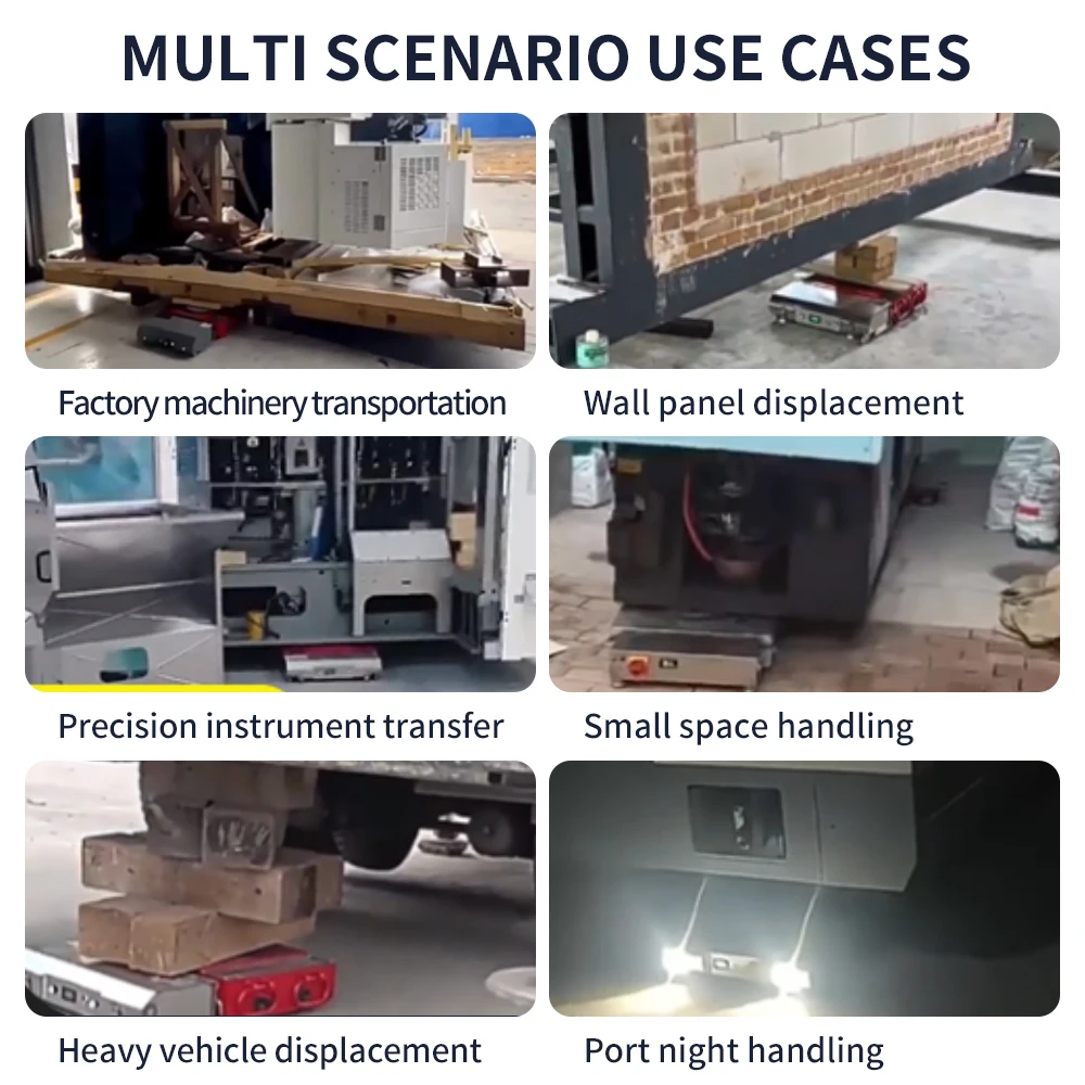 أسطوانة نقل كهربائية متعددة الأسطوانة، أسطوانة نقل آمنة للتعامل مع الماكينة، جهاز تحويل متحرك بدون شحن #5