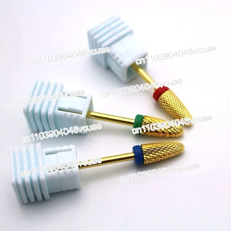 

Corn-shaped Tungsten Steel Grinding Head Nail Polisher Universal Nail Remover, Dead Skin Removal, Flat Head Cone Drill Bit Tool
