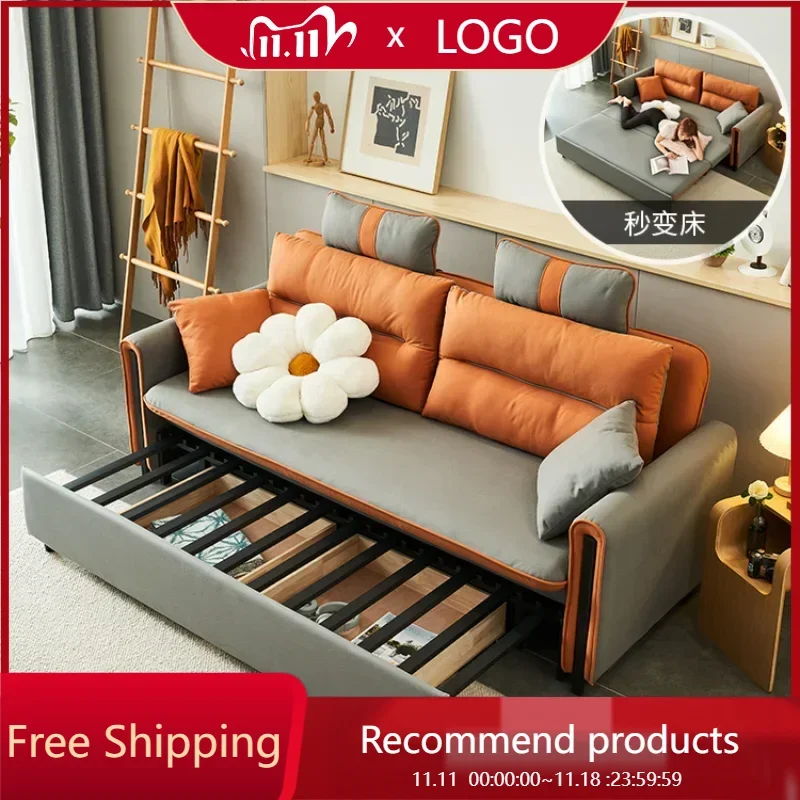 

Luxury Living Room Sofas Folding Storage Space Chaise Recliner Sofas Bed Daybed USB Charging Woonkamer Banken Home Furniture