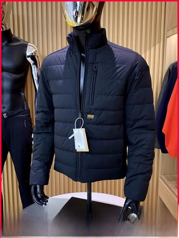 

Quali Men's down Jaet Lightweight Quilted Slim Fit Casual Stand Collar Winter New Arrival Youth Faion ey Du down