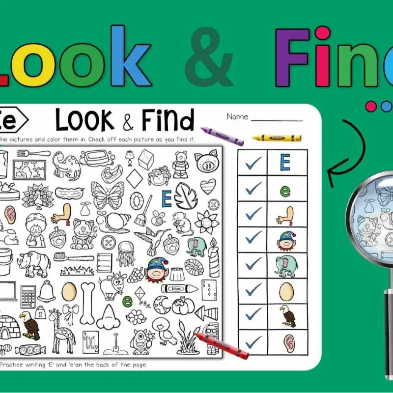 

Spot The Difference Coloring Book Picture Book Educational Series Develops Children's Fine Motor and Observational Skills