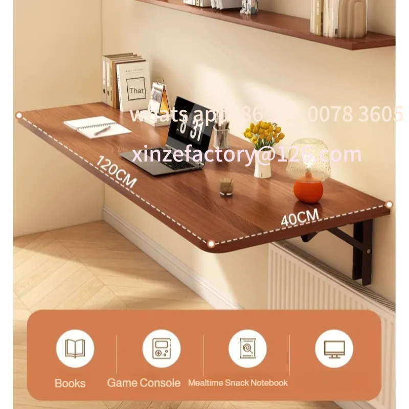 

Customizable Foldable desk / mounted folding table / mounted study table balcony against the wall hanging side table