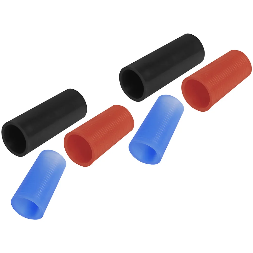 

6pcs Sac Silicone Sheet Alto Tenor Saxophone Neck Sleeve Soft Flexible Blue Black Colors Accessories
