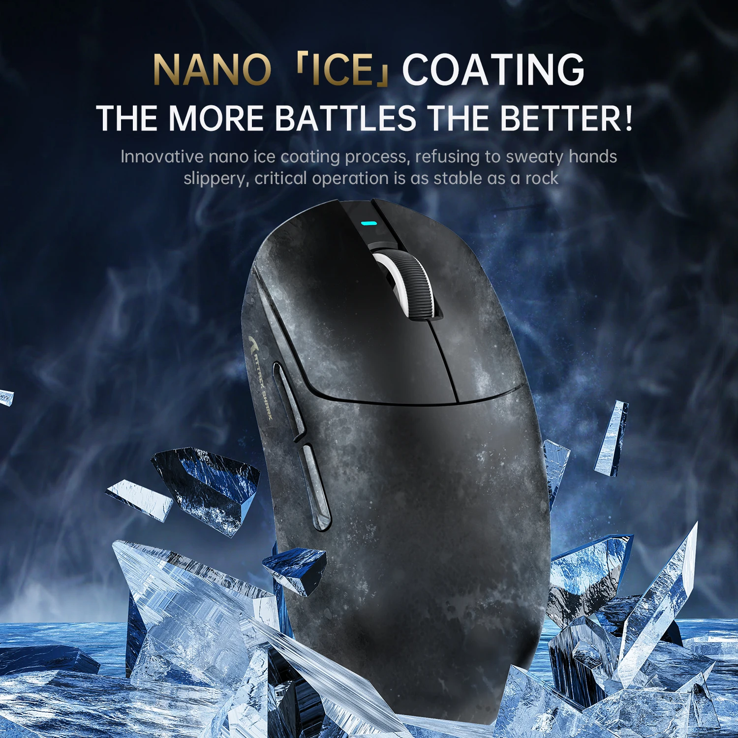 

Беспроводная игровая мышь ATTACK SHARK X8 Ultra 55g, 8K Polling, PAW3950MAX, 42K DPI, трехрежимная BT/2,4G/проводная, 500 мАч, Omron 100M