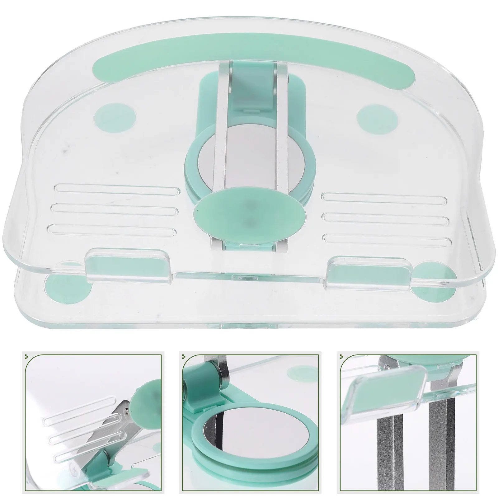 

Складная подставка для планшета, регулируемый настольный держатель для планшета, оптимальный угол обзора, эргономичный дизайн, портативный, легкий.