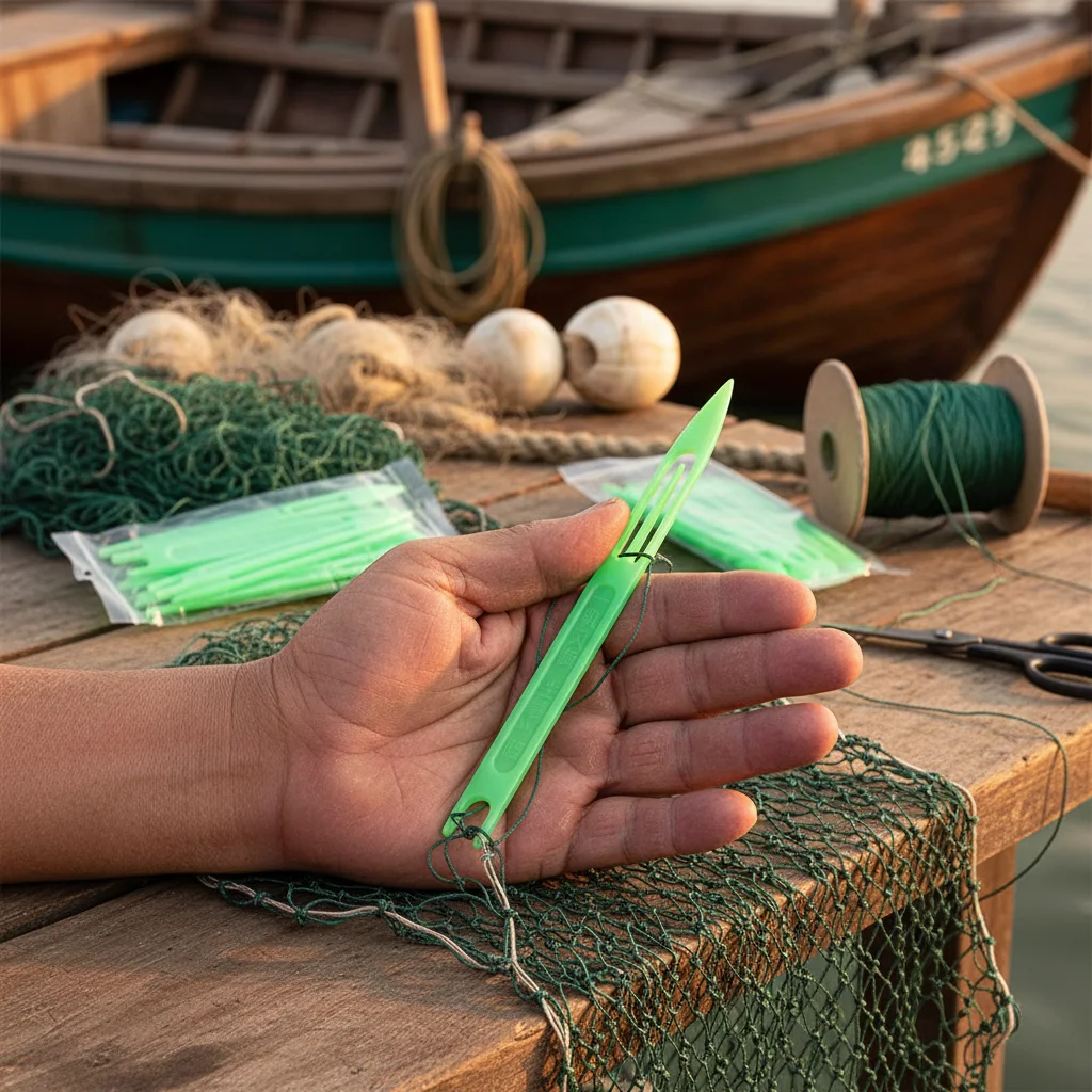 8/10Pcs Random Color New Tool Plastic Line Shuttles Mending Repair Net Equipment Weaving Fishing Netting Needle